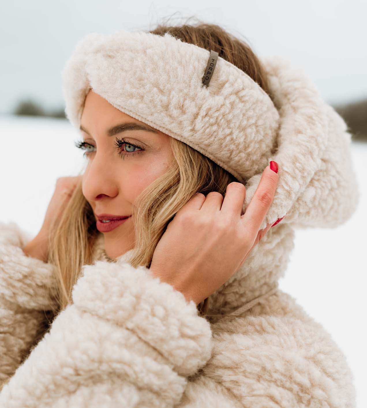 Opaska Wooly Cappuccino - obrazek 4