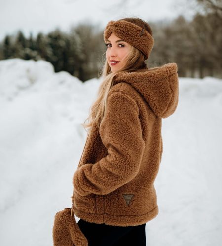 Kurtka Wooly Karmelowa